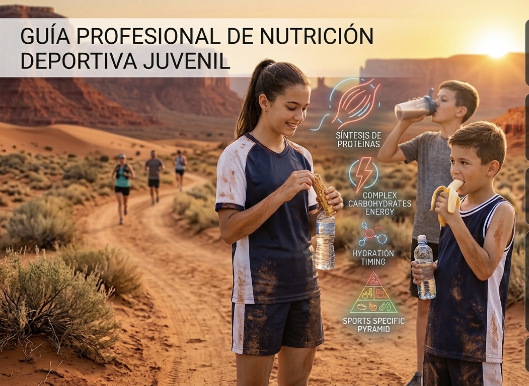 Guía de nutrición infantil y adolescente deportiva