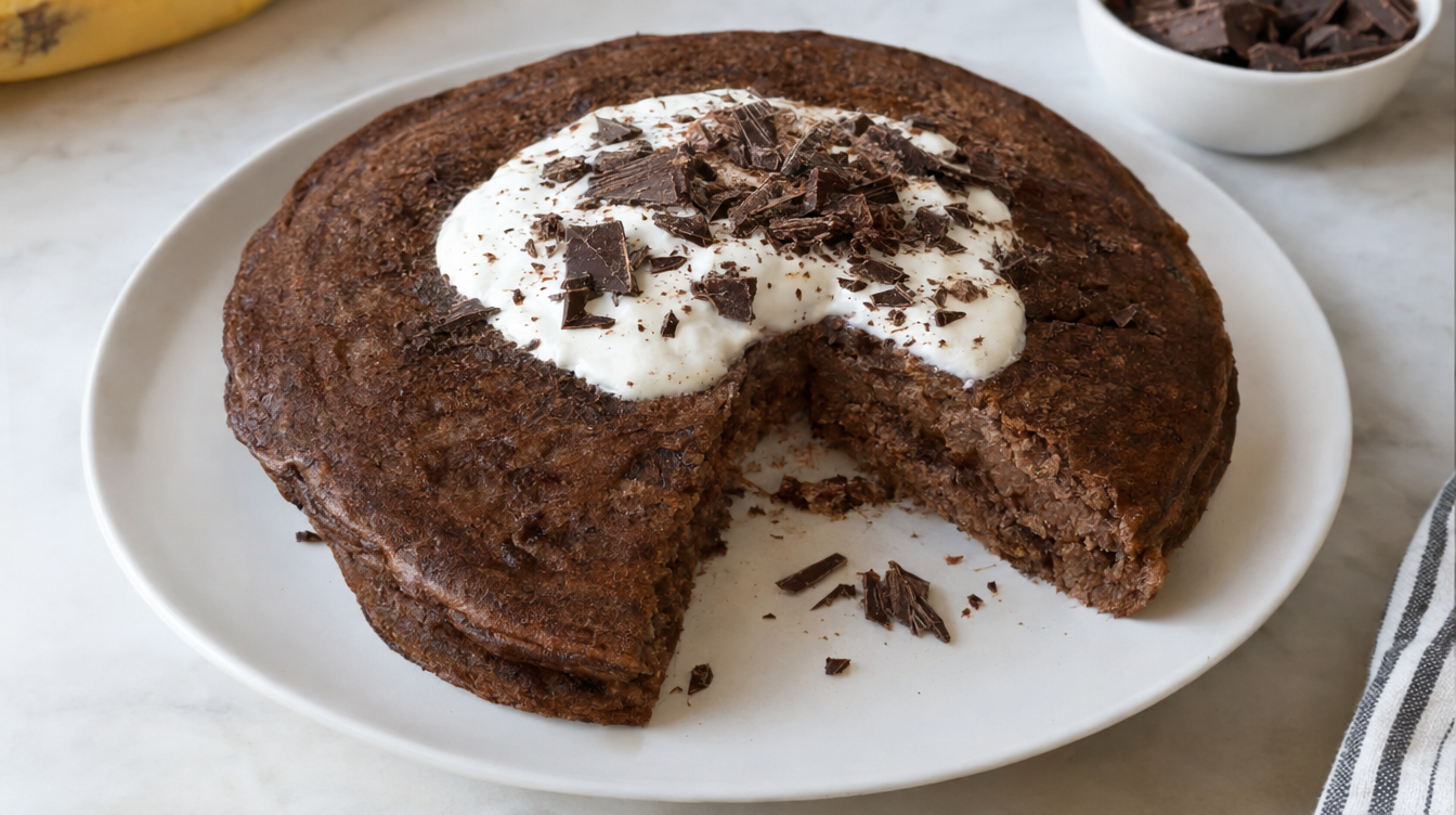 Pancake gigante de chocolate