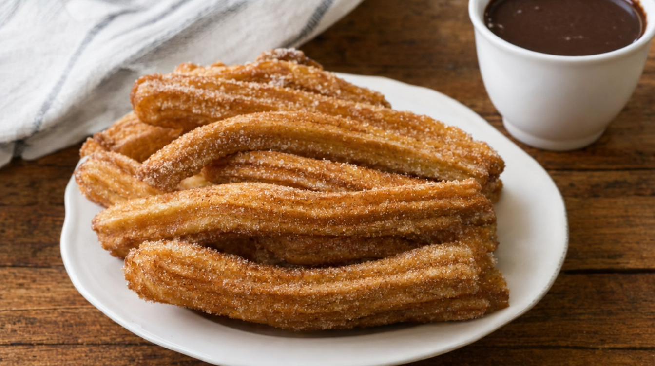Churros caseros crujientes