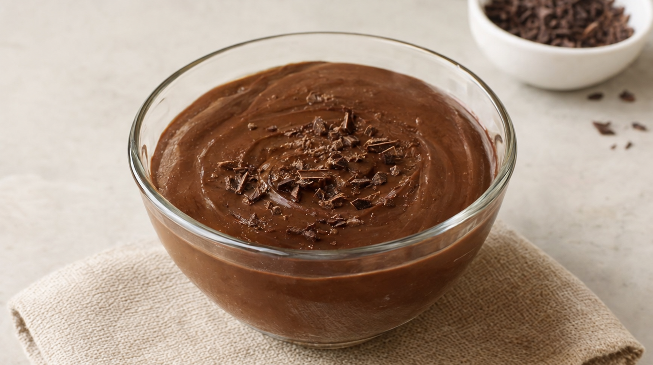 Natillas de chocolate saludables